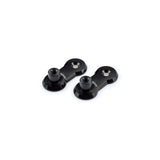 PUIG KIT DI RIPOSIZIONAMENTO PER ADATTATORI POGG. REGOLABILI DA 40MM - NERO