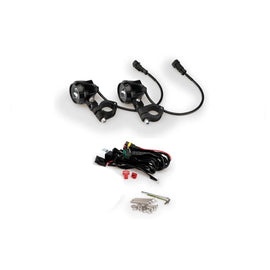 PUIG KIT FENDINEBBIA 2.0 OMOLOGATO + SET MORSETTI SU TUBO DI DIAMETRO 25.5MM NERO