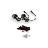 PUIG KIT FENDINEBBIA 2.0 OMOLOGATO + SET MORSETTI SU TUBO DI DIAMETRO 25.5MM NERO