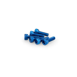 PUIG KIT VITI ANODIZZATE M5 PER CUPOLINI COLORE BLU 