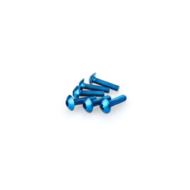 PUIG KIT VITI ANODIZZATE M5 PER CUPOLINI COLORE BLU 