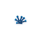 PUIG KIT VITI ANODIZZATE M5 PER CUPOLINI COLORE BLU