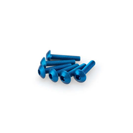 PUIG KIT VITI ANODIZZATE M5 PER CUPOLINI COLORE BLU 