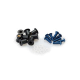 PUIG KIT VITI ANODIZZATE M5 PER CUPOLINI COLORE BLU