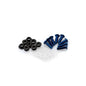 PUIG KIT VITI ANODIZZATE M5 PER CUPOLINI COLORE BLU 
