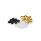 PUIG KIT VITI ANODIZZATE M5 PER CUPOLINI COLORE GIALLO 