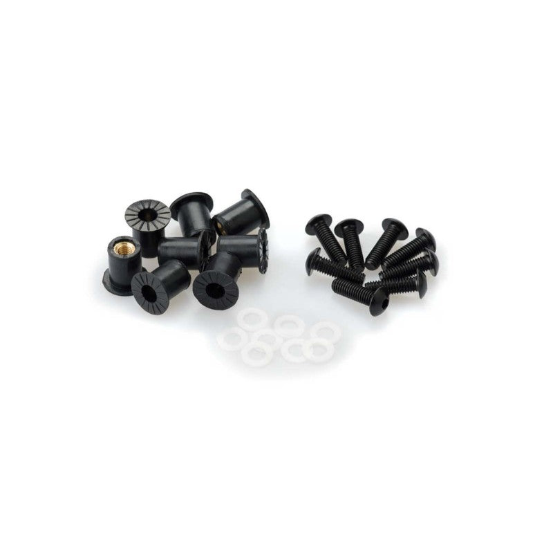 PUIG KIT VITI ANODIZZATE M5 PER CUPOLINI COLORE NERO 