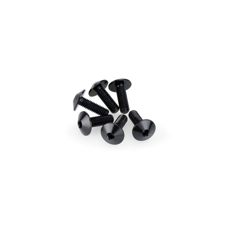 PUIG KIT VITI ANODIZZATE M5 PER CUPOLINI COLORE NERO 