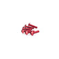 PUIG KIT VITI ANODIZZATE M5 PER CUPOLINI COLORE ROSSO 