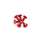 PUIG KIT VITI ANODIZZATE M5 PER CUPOLINI COLORE ROSSO 