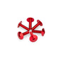 PUIG KIT VITI ANODIZZATE M5 PER CUPOLINI COLORE ROSSO 