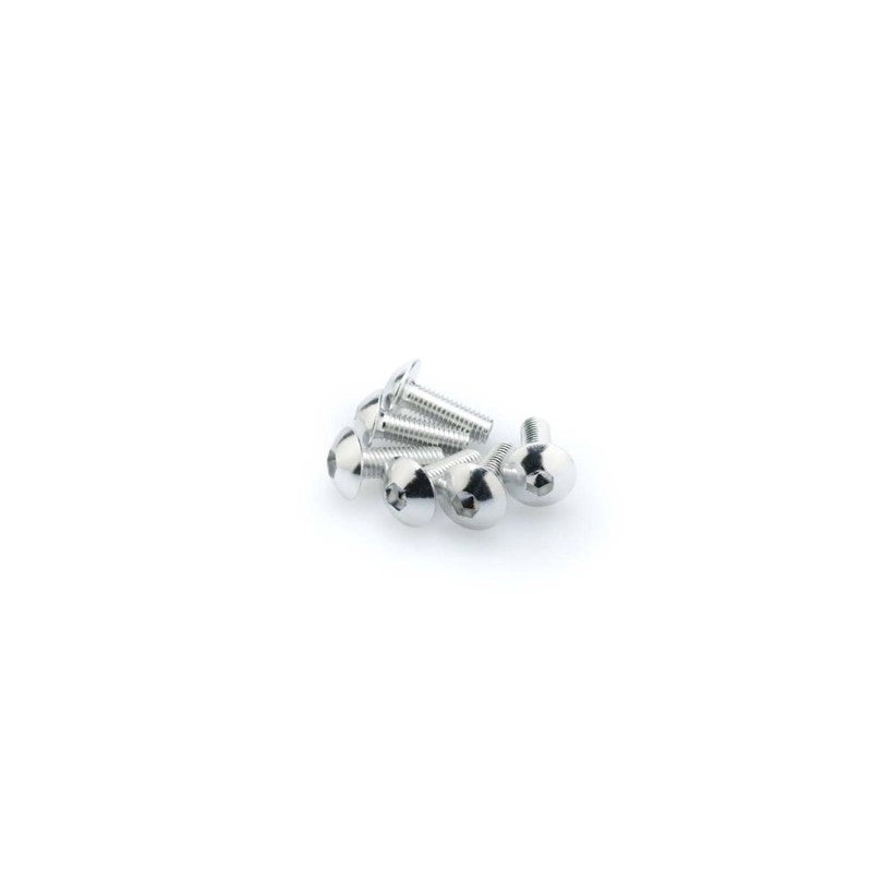 PUIG KIT VITI ANODIZZATE M5 PER CUPOLINI COLORE SILVER 