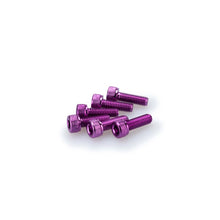 Carica l'immagine nel visualizzatore di Gallery, PUIG KIT VITI ANODIZZATE M5 PER CUPOLINI COLORE VIOLA 