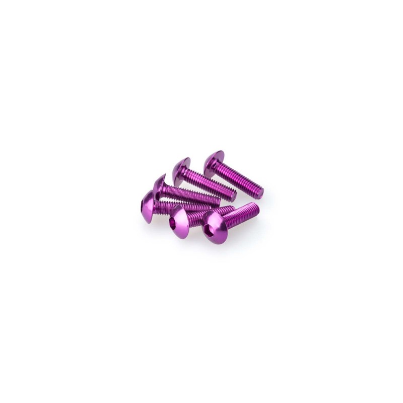 PUIG KIT VITI ANODIZZATE M5 PER CUPOLINI COLORE VIOLA 