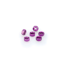 Carica l'immagine nel visualizzatore di Gallery, PUIG KIT VITI ANODIZZATE M5 PER CUPOLINI COLORE VIOLA 