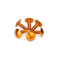 PUIG KIT VITI ANODIZZATE M6 PER CUPOLINI COLORE ARANCIONE 