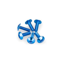 Carica l'immagine nel visualizzatore di Gallery, PUIG KIT VITI ANODIZZATE M6 PER CUPOLINI COLORE BLU 