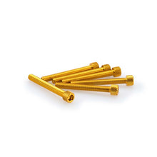 Carica l'immagine nel visualizzatore di Gallery, PUIG KIT VITI ANODIZZATE M6 PER CUPOLINI COLORE GIALLO 