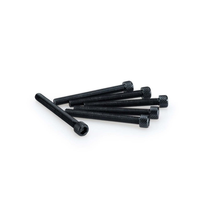 PUIG KIT VITI ANODIZZATE M6 PER CUPOLINI COLORE NERO 