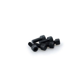 PUIG KIT VITI ANODIZZATE M6 PER CUPOLINI COLORE NERO 