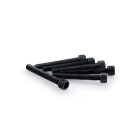 PUIG KIT VITI ANODIZZATE M6 PER CUPOLINI COLORE NERO 