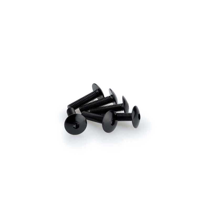 PUIG KIT VITI ANODIZZATE M6 PER CUPOLINI COLORE NERO 