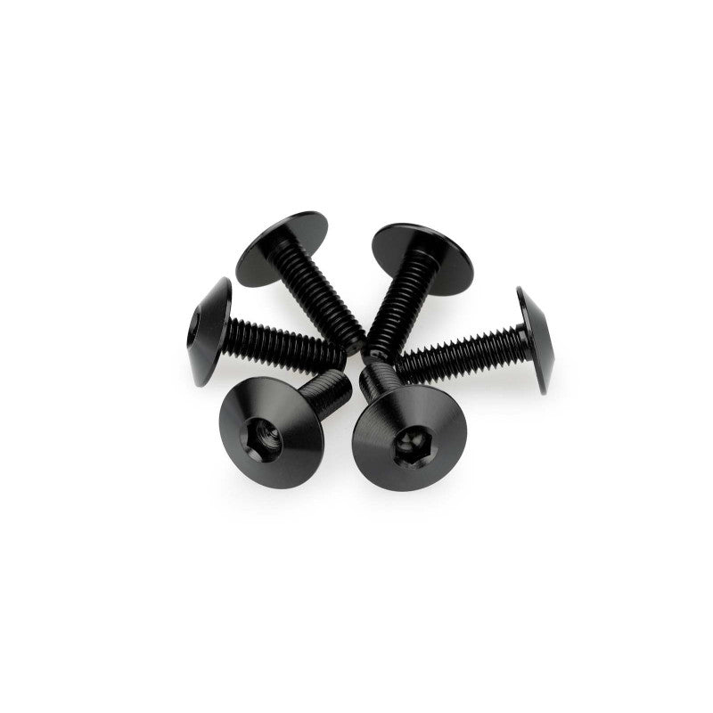 PUIG KIT VITI ANODIZZATE M6 PER CUPOLINI COLORE NERO 