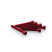 Carica l'immagine nel visualizzatore di Gallery, PUIG KIT VITI ANODIZZATE M6 PER CUPOLINI COLORE ROSSO 