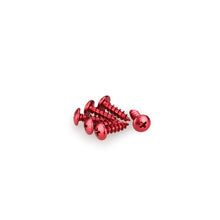 Carica l'immagine nel visualizzatore di Gallery, PUIG KIT VITI ANODIZZATE M6 PER CUPOLINI COLORE ROSSO 