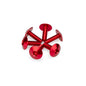 PUIG KIT VITI ANODIZZATE M6 PER CUPOLINI COLORE ROSSO 