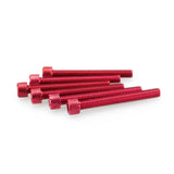 PUIG KIT VITI ANODIZZATE M6 PER CUPOLINI COLORE ROSSO
