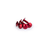PUIG KIT VITI ANODIZZATE M6 PER CUPOLINI COLORE ROSSO