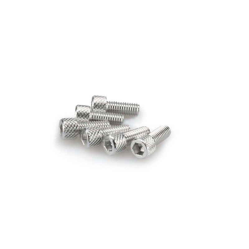 PUIG KIT VITI ANODIZZATE M6 PER CUPOLINI COLORE SILVER 