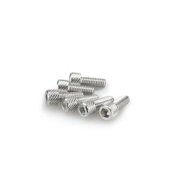 PUIG KIT VITI ANODIZZATE M6 PER CUPOLINI COLORE SILVER 