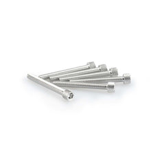 Carica l'immagine nel visualizzatore di Gallery, PUIG KIT VITI ANODIZZATE M6 PER CUPOLINI COLORE SILVER 
