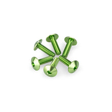 Carica l'immagine nel visualizzatore di Gallery, PUIG KIT VITI ANODIZZATE M6 PER CUPOLINI COLORE VERDE 