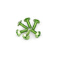 PUIG KIT VITI ANODIZZATE M6 PER CUPOLINI COLORE VERDE 