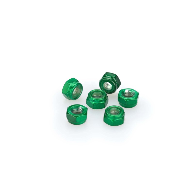 PUIG KIT VITI ANODIZZATE M6 PER CUPOLINI COLORE VERDE 
