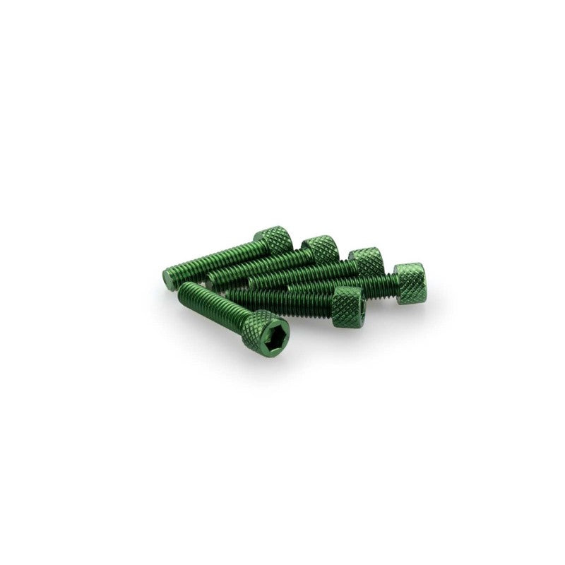 PUIG KIT VITI ANODIZZATE M6 PER CUPOLINI COLORE VERDE 