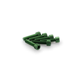 PUIG KIT VITI ANODIZZATE M6 PER CUPOLINI COLORE VERDE 