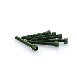 PUIG KIT VITI ANODIZZATE M6 PER CUPOLINI COLORE VERDE 