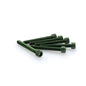 PUIG KIT VITI ANODIZZATE M6 PER CUPOLINI COLORE VERDE 