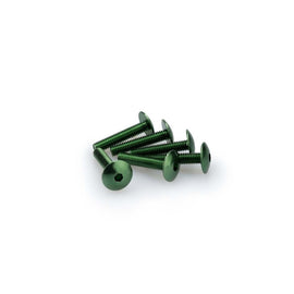 PUIG KIT VITI ANODIZZATE M6 PER CUPOLINI COLORE VERDE 