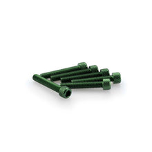 Carica l'immagine nel visualizzatore di Gallery, PUIG KIT VITI ANODIZZATE M6 PER CUPOLINI COLORE VERDE 