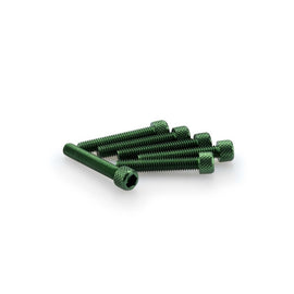 PUIG KIT VITI ANODIZZATE M6 PER CUPOLINI COLORE VERDE 