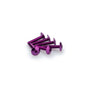 PUIG KIT VITI ANODIZZATE M6 PER CUPOLINI COLORE VIOLA 