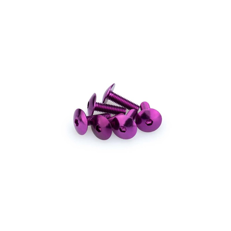 PUIG KIT VITI ANODIZZATE M6 PER CUPOLINI COLORE VIOLA 
