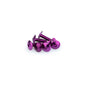 PUIG KIT VITI ANODIZZATE M6 PER CUPOLINI COLORE VIOLA 