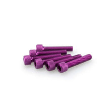 Carica l'immagine nel visualizzatore di Gallery, PUIG KIT VITI ANODIZZATE M6 PER CUPOLINI COLORE VIOLA 
