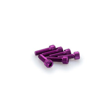 Carica l'immagine nel visualizzatore di Gallery, PUIG KIT VITI ANODIZZATE M6 PER CUPOLINI COLORE VIOLA 